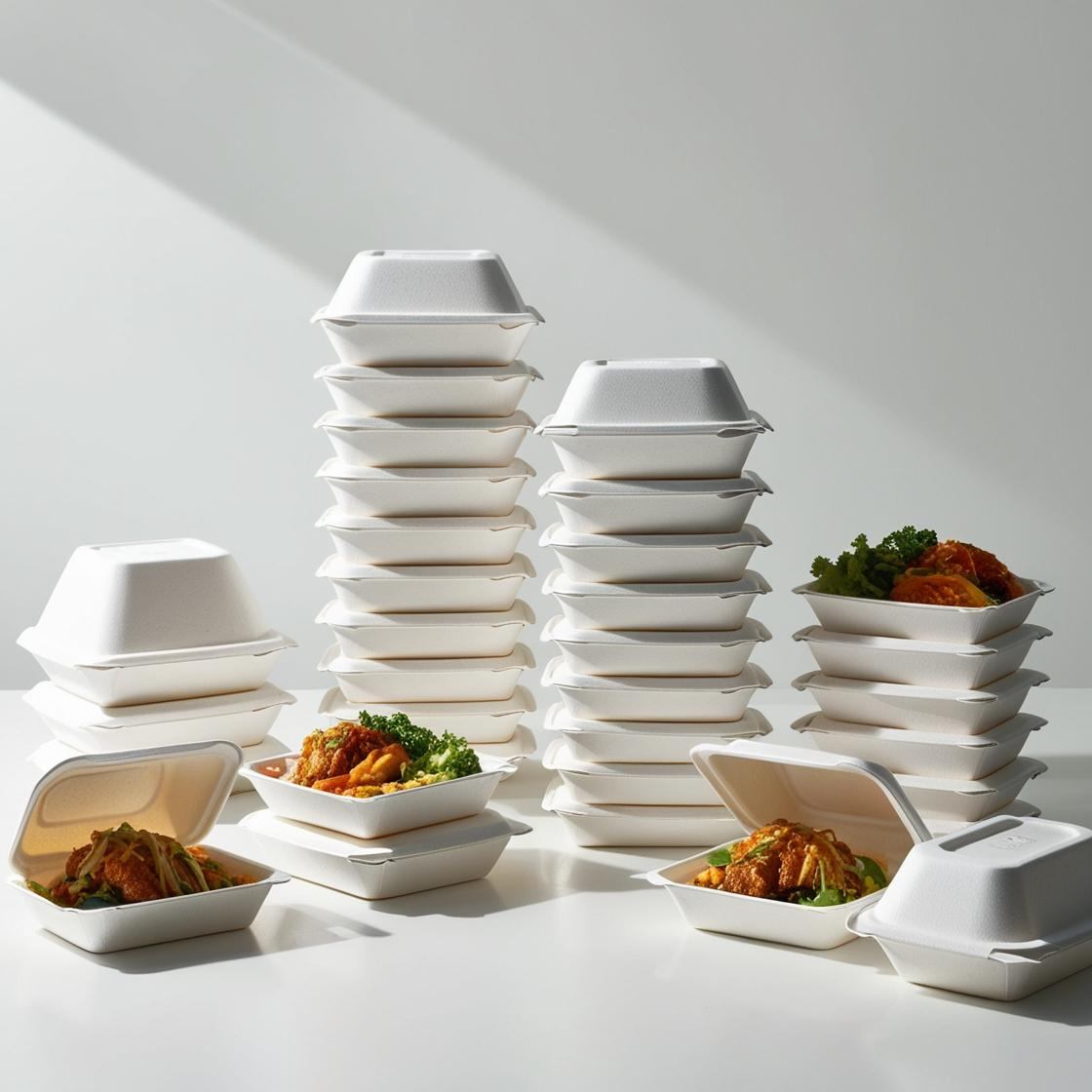 Clamshell Hinged Containers